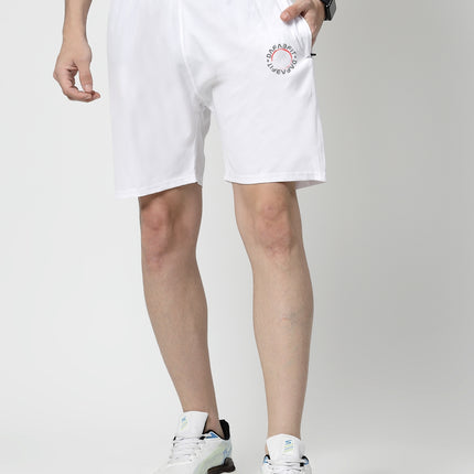 Dafabfit Solid Men White Sports Shorts