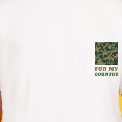 Off White For My Country Graphic Oversized T-Shirt