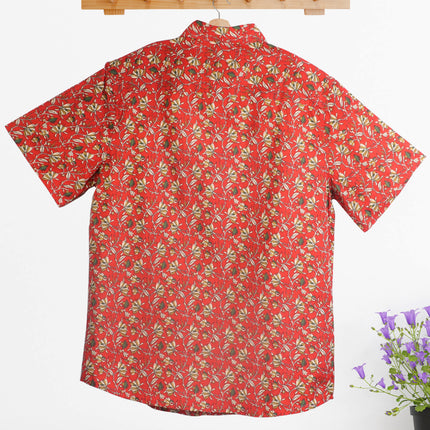 Men Print Half Sleeve Cotton Shirt For Men