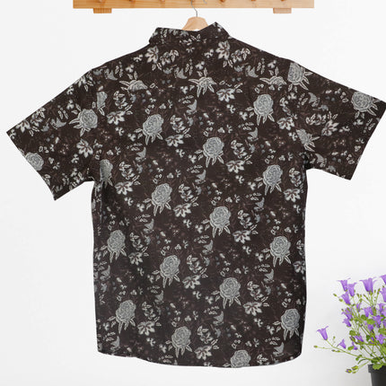 Men Print Half Sleeve Cotton Shirt For Men