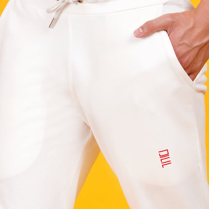 DAFABFIT Off White Solid Jogger for Men | Comfortable and Stylish Activewear