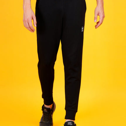 DAFABFIT Black Solid Jogger for Men | Comfortable and Stylish Activewear