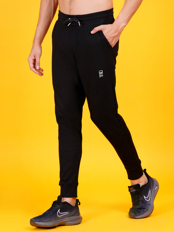 DAFABFIT Black Solid Jogger for Men | Comfortable and Stylish Activewear