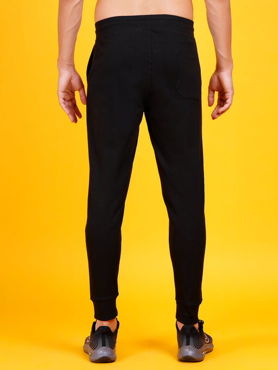 DAFABFIT Black Solid Jogger for Men | Comfortable and Stylish Activewear