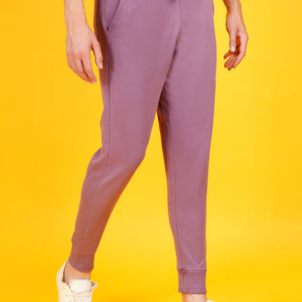 DAFABFIT Mauve dark purple Solid Jogger for Men | Comfortable and Stylish Activewear