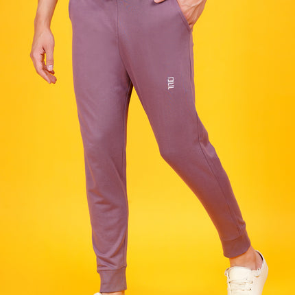 DAFABFIT Mauve dark purple Solid Jogger for Men | Comfortable and Stylish Activewear