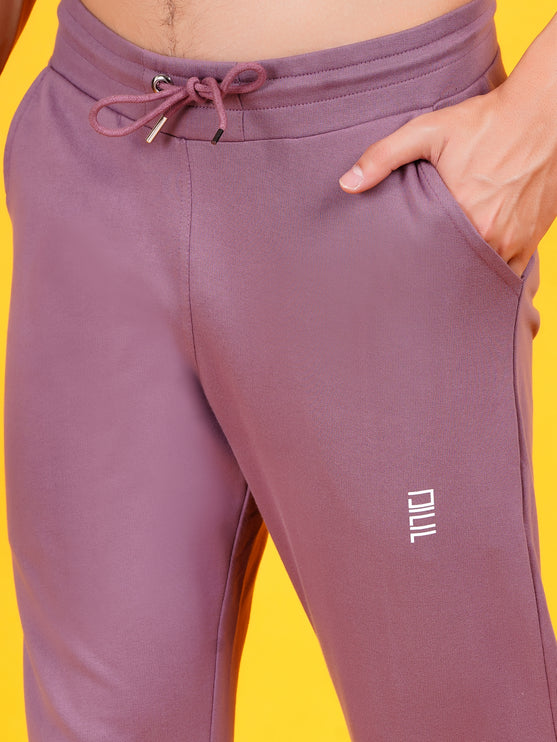 DAFABFIT Mauve dark purple Solid Jogger for Men | Comfortable and Stylish Activewear