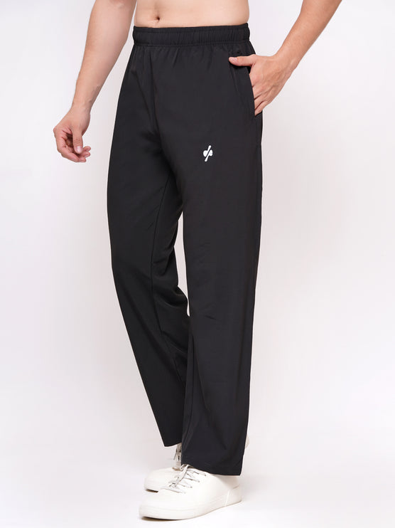 MENS ACTIVEWEAR TRACKPANTS-BLACK