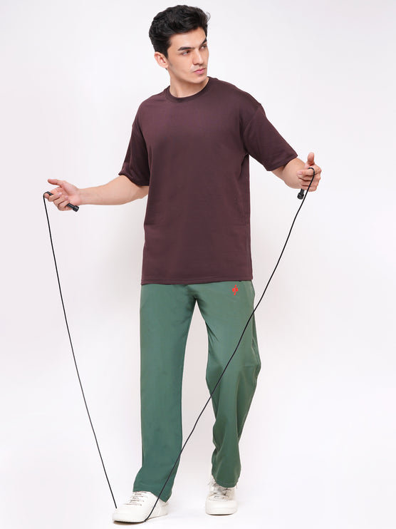 MENS ACTIVEWEAR TRACKPANTS-OLIVE GREEN