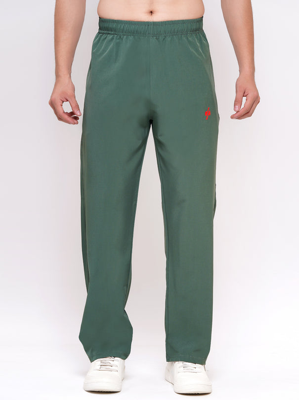 MENS ACTIVEWEAR TRACKPANTS-OLIVE GREEN
