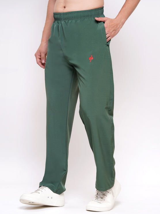 MENS ACTIVEWEAR TRACKPANTS-OLIVE GREEN