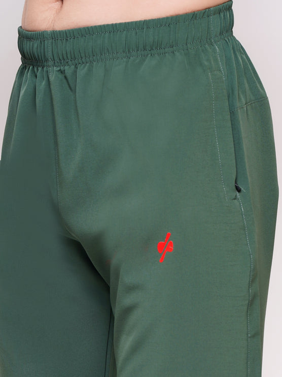 MENS ACTIVEWEAR TRACKPANTS-OLIVE GREEN