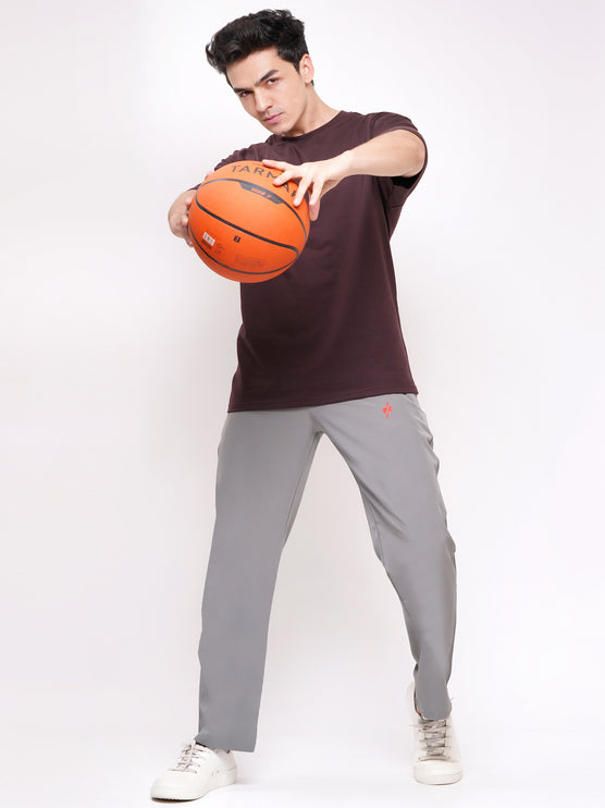 MENS ACTIVEWEAR TRACKPANTS-GRAY