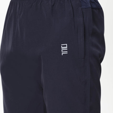 Solid Men Navy Blue Sports Shorts