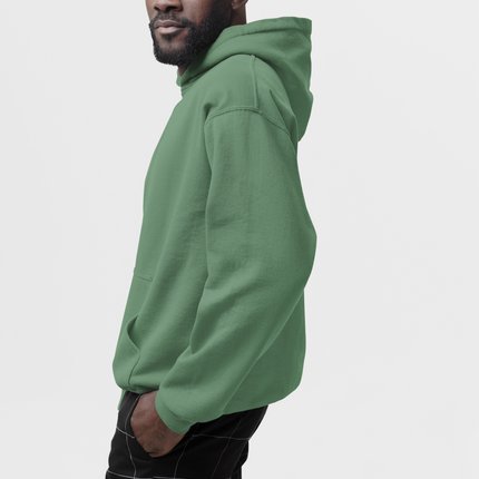 Men Full Sleeve Animal Print Pista Green Hoodies