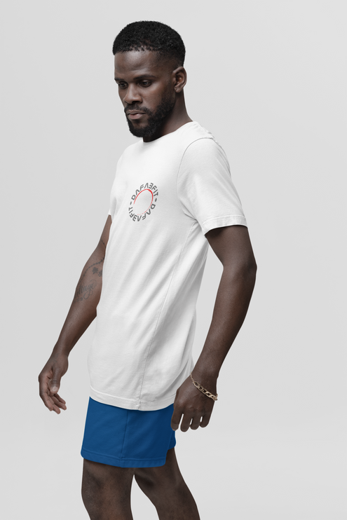 Men Solid Round Neck Pure Cotton White T-Shirt